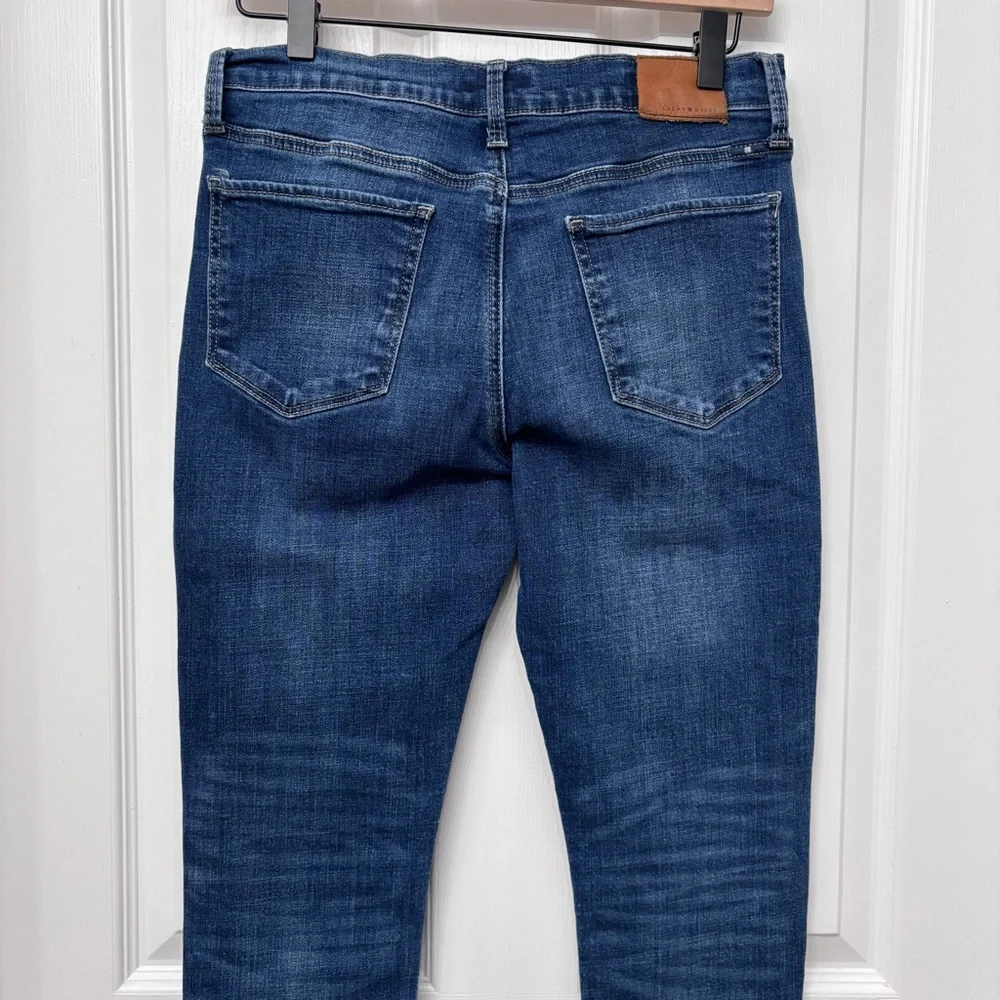 Blue Faded Skinny Jeans | Lucky Brand Brooke Skinny 6/28 - Picture 10 of 12